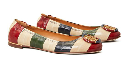 striped flats