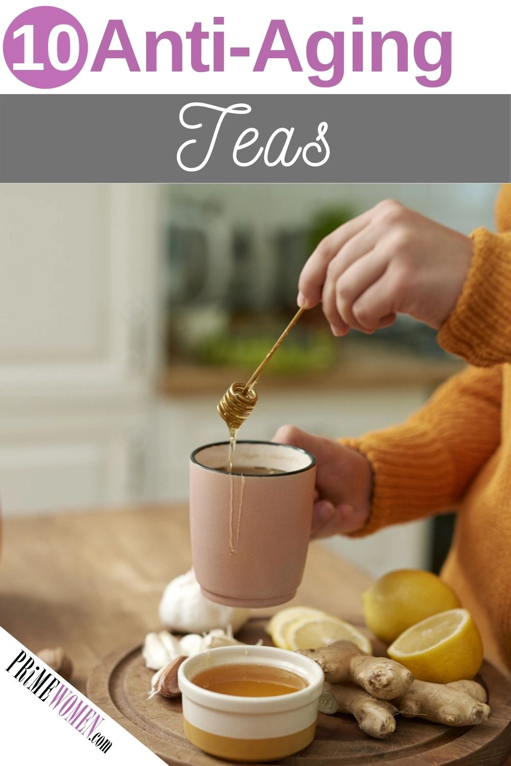 10 Anti-aging teas
