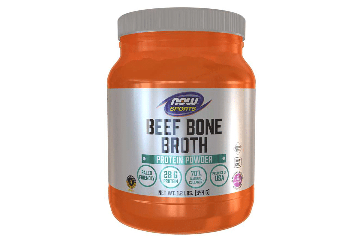 Blue Sky Vitamins Now Sports Beef Bone Broth Protein Powder