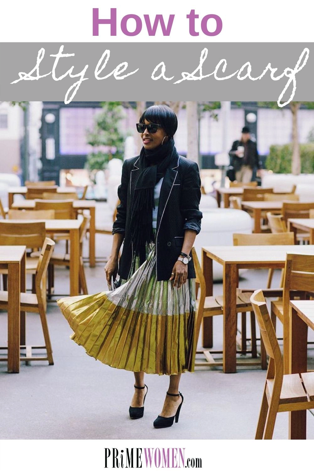 How to style a scarf