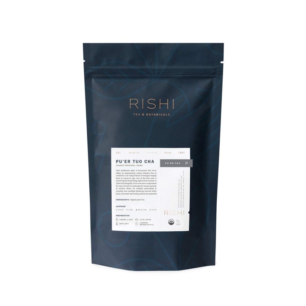 Rishi Tea Ancient Pu'er Tuo Cha Loose Leaf Herbal Tea