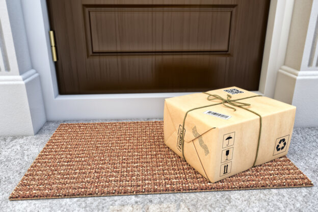 Best subscription boxes - package on front porch, mail