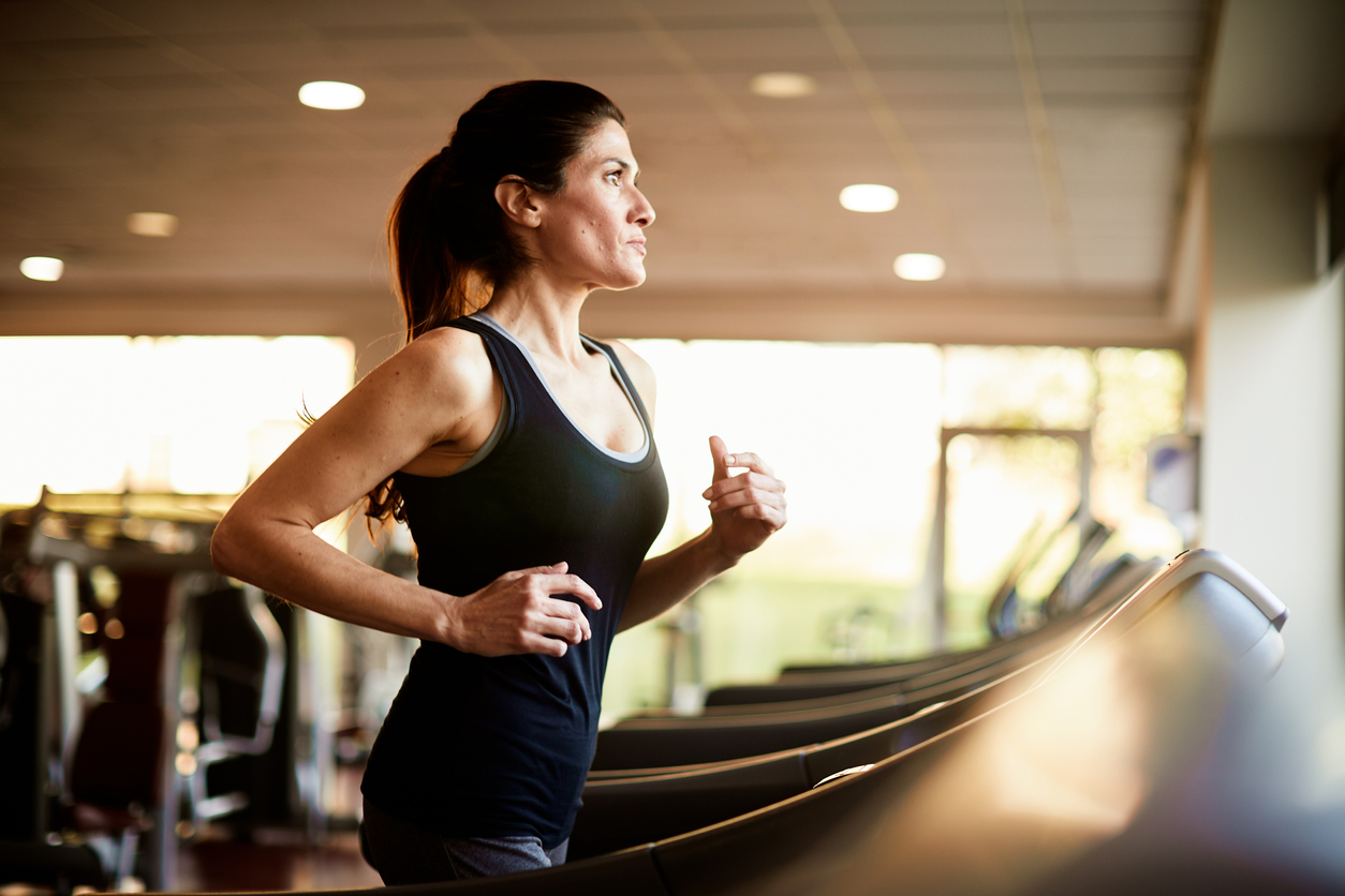 woman running