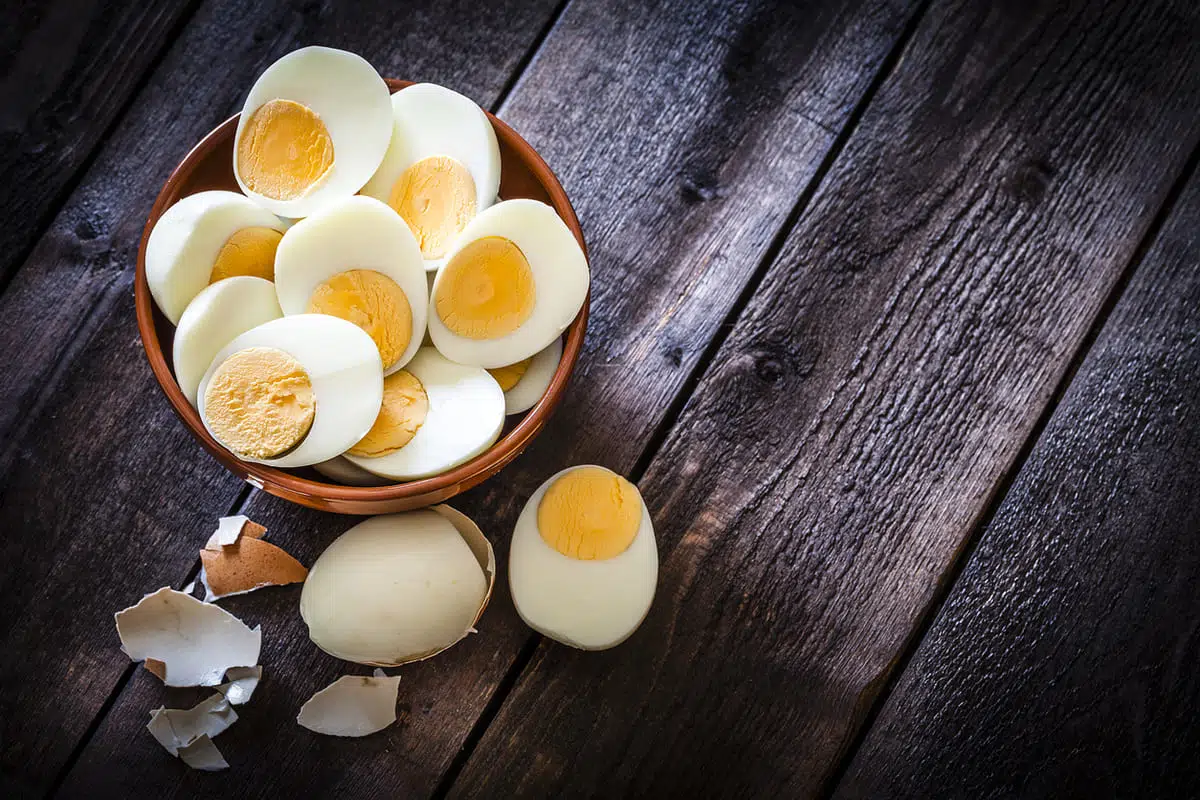 hard boiled eggs
