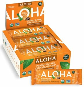 ALOHA Organic Plant Based Protein Bars