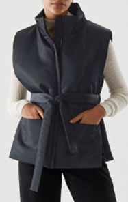 COS Zip Up Puffer Vest