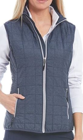 Cutter and Buck Rainier PrimaLoft® Eco Insulated Full Zip Packable Puffer Vest