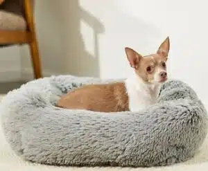 Frisco Eyelash Rectangular Bolster Cat & Dog Bed
