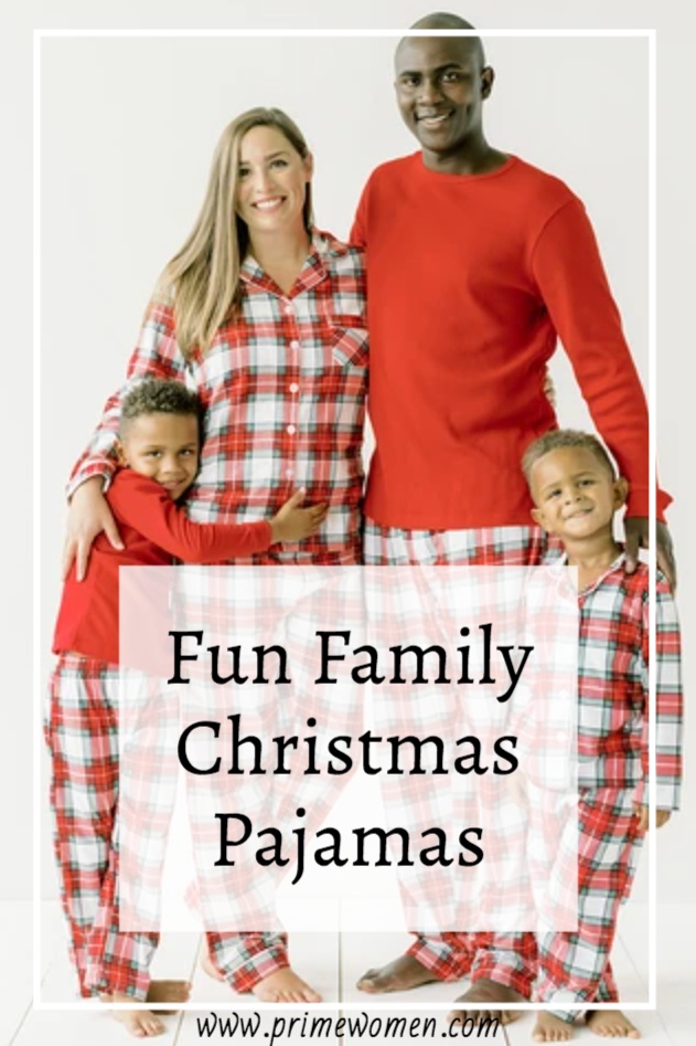 Fun Christmas pajamas for families