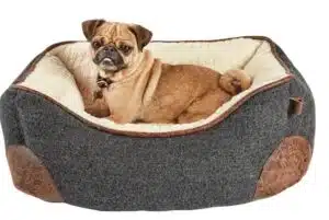 Harmony Grey Nester Memory Foam Dog Bed