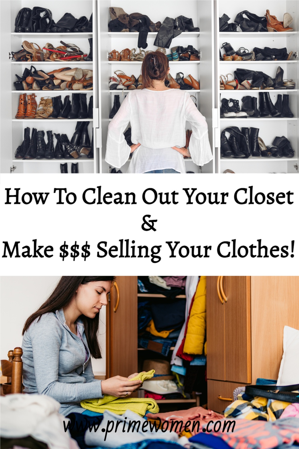 How To Clean Out Your Closet (And Make $$$ Selling Your Clothes!