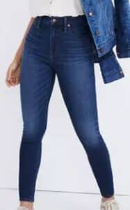 Madewell Curvy High-Rise Skinny Jeans in Danny Wash