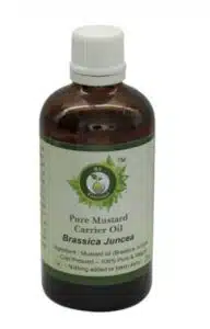 Pure Mustard Oil Brassica Juncea Cold Pressed Uncut Natural For Skin For Hair