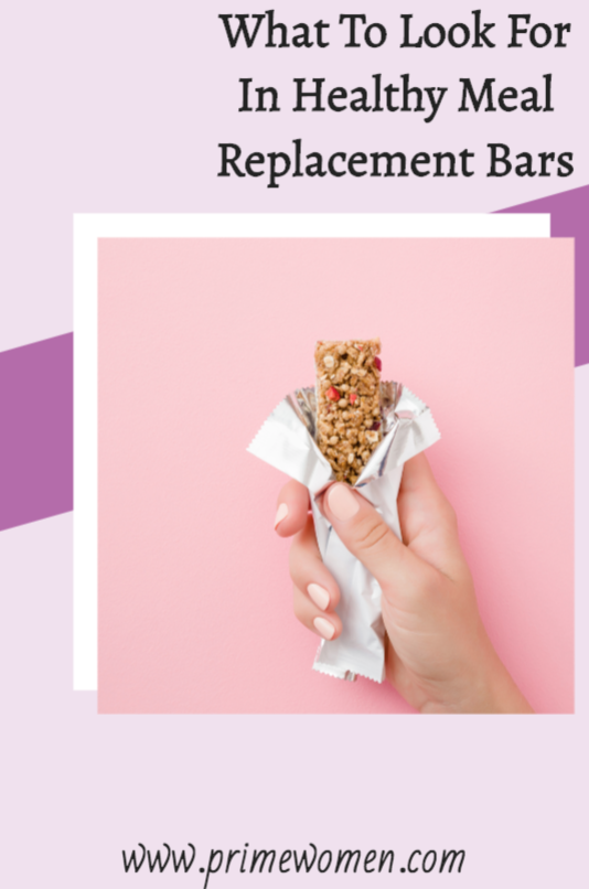 What to look for in healthy meal replacement bars