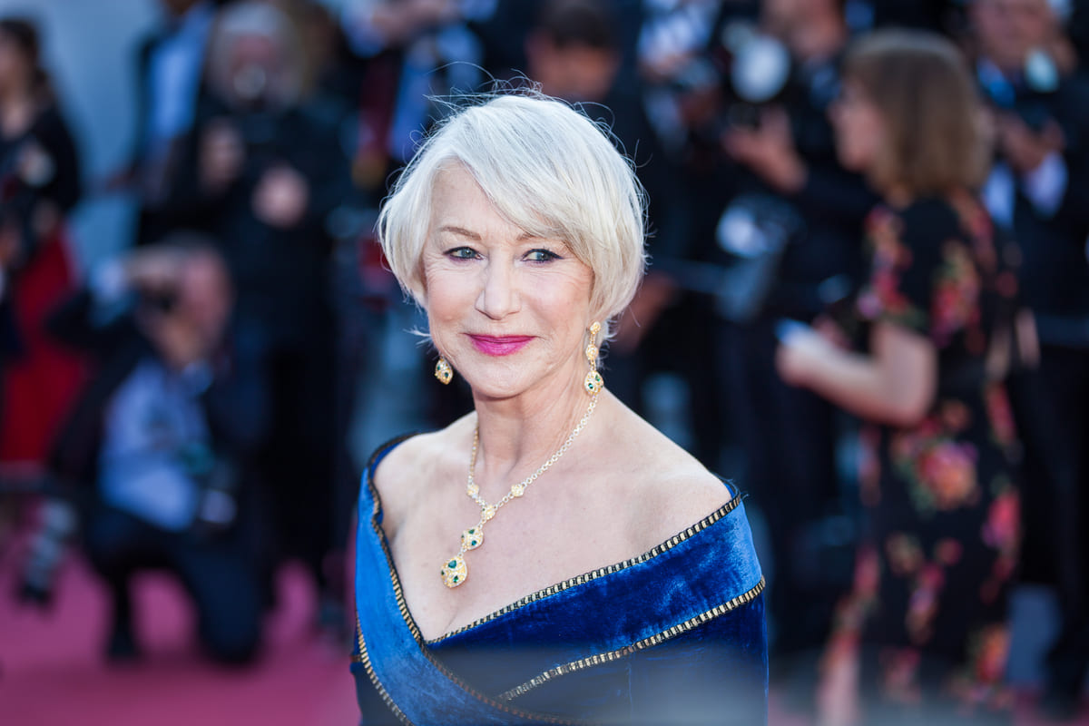 Helen Mirren White Hair