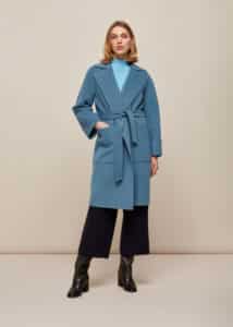 Whistles Double Faces Wool Wrap Coat