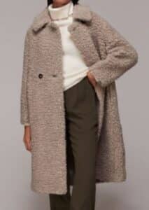 Whistles Lottie Teddy Wool Coats