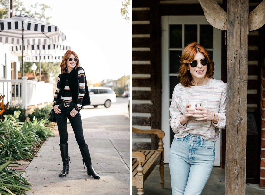 wearing stripes after 40