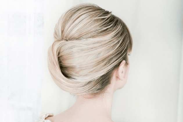 Image of Chignon hairstyle for over 60