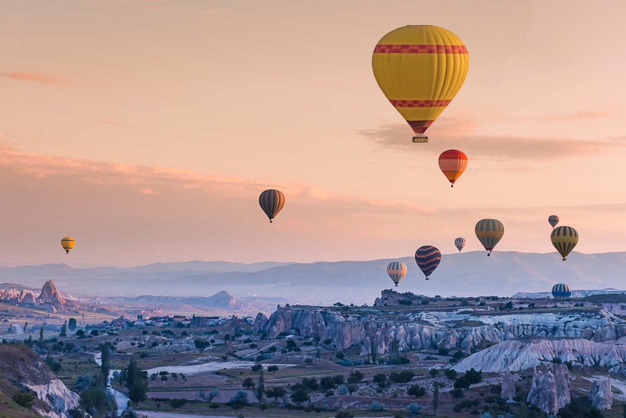 Hot Air Balloon Ride in Cappadocia Turkey