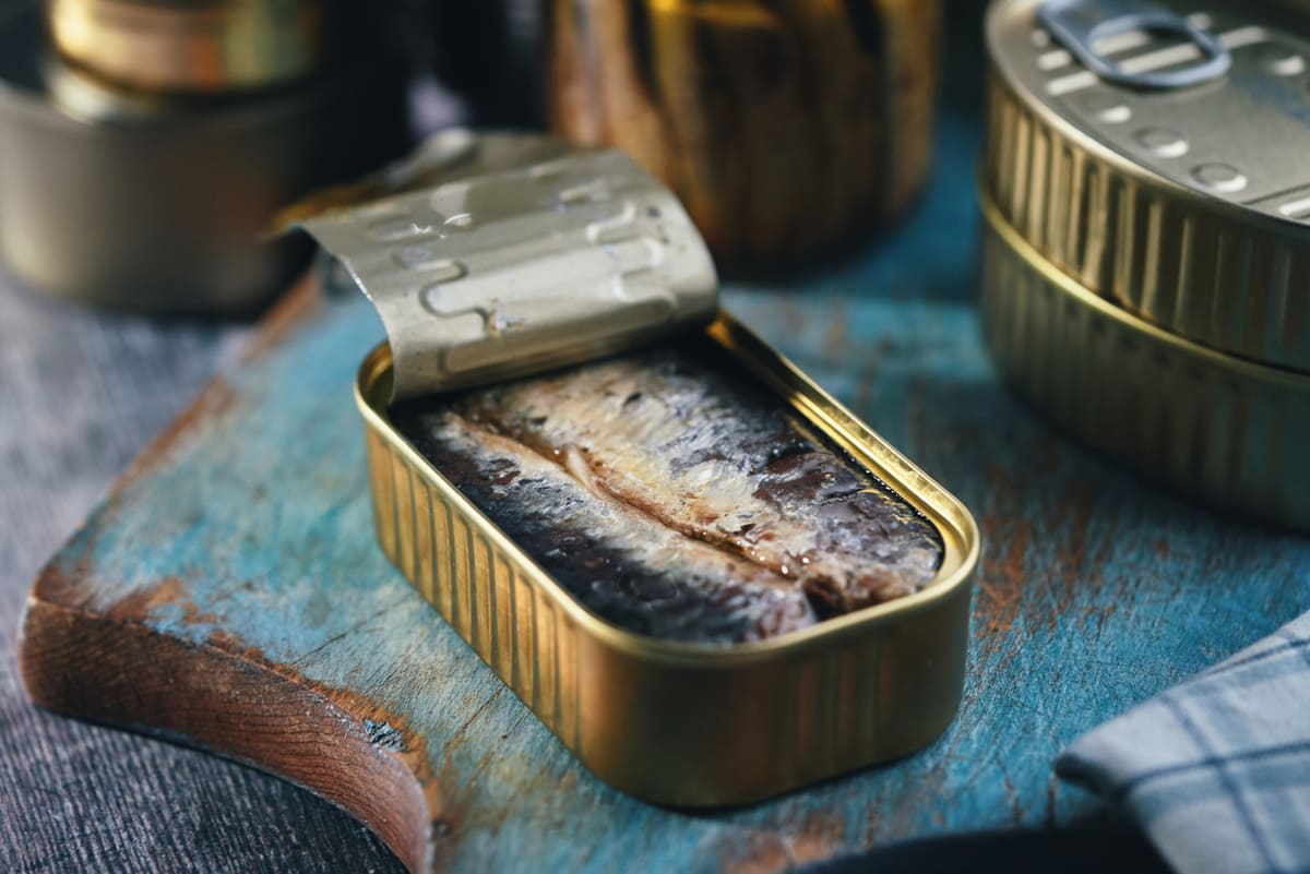 Sardines in a tin