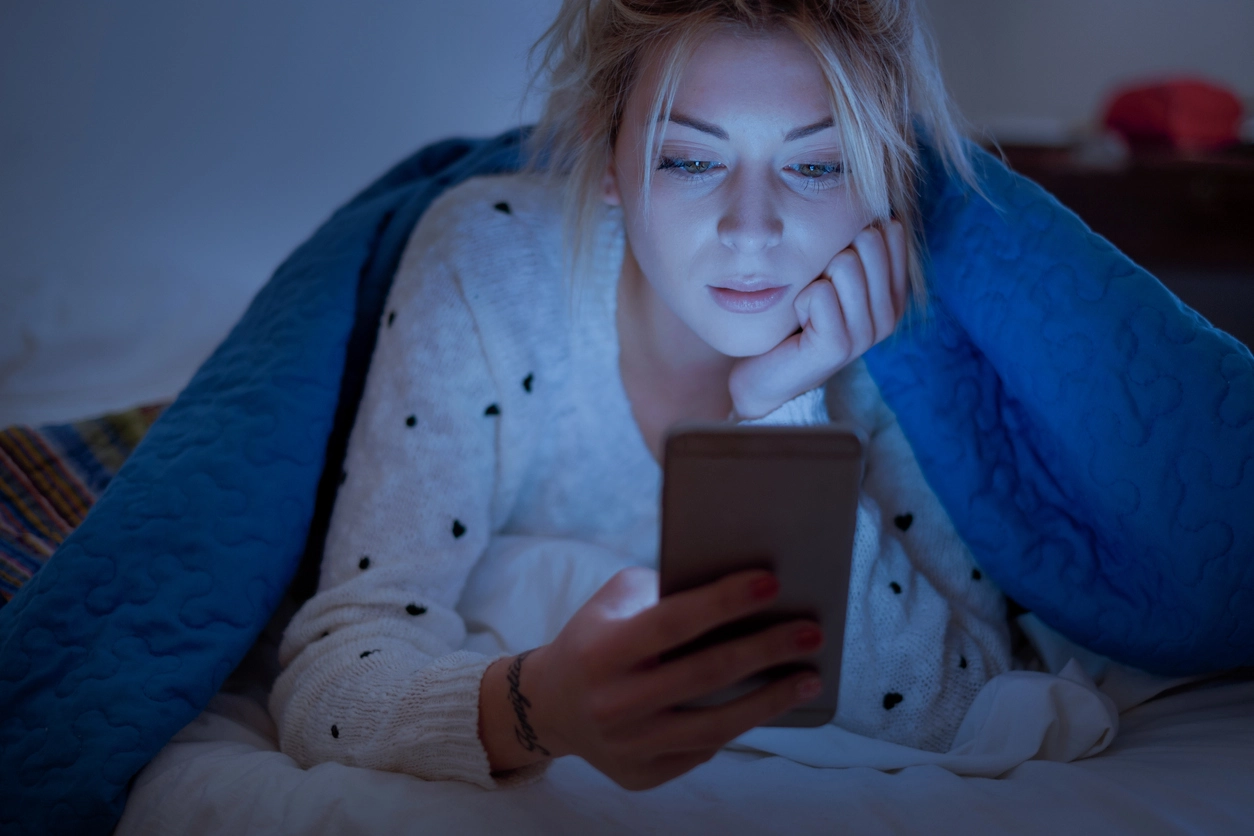 Blue light can have harmful effects on your skin.