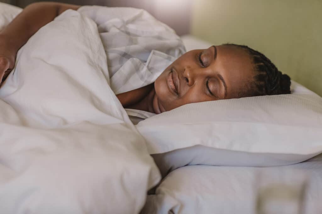 Woman sleeping