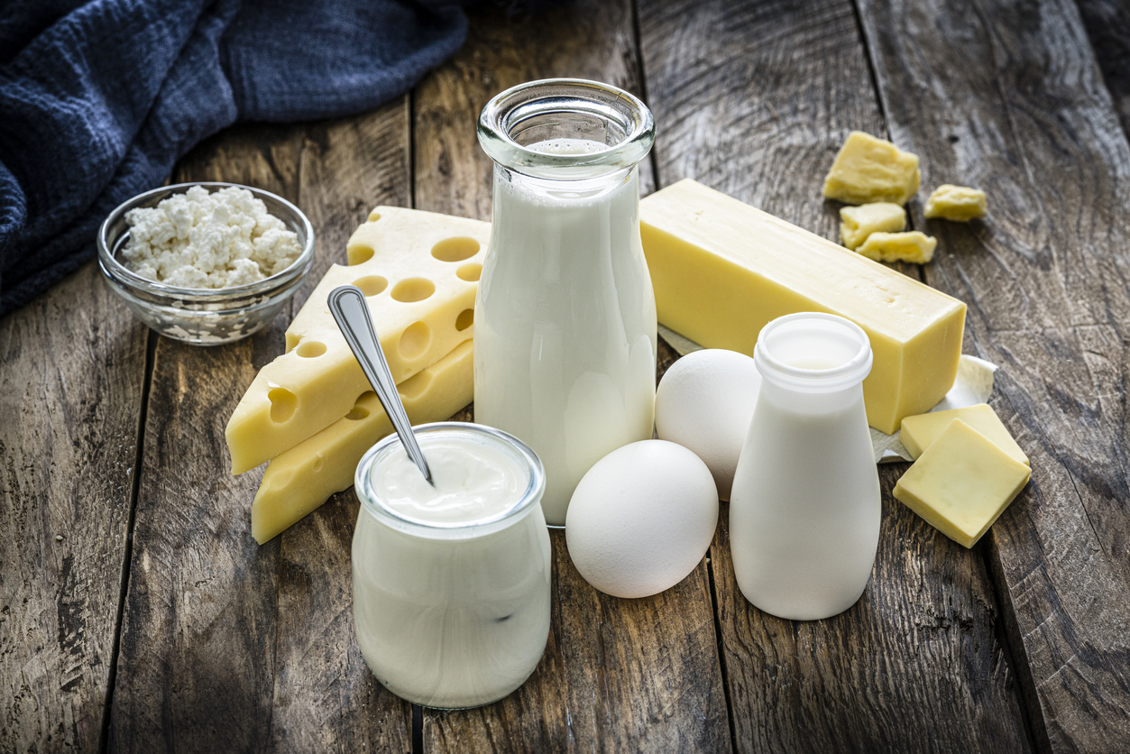 Dairy is a great source of calcium, which is important during menopause