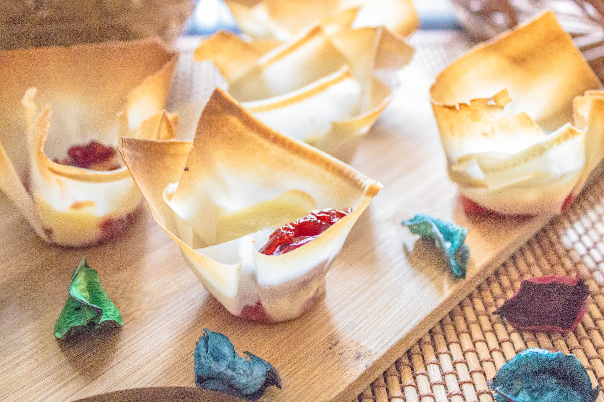 Cheesy cranberry bites the perfect appetizer