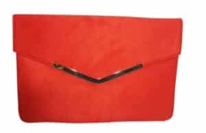 Chicastic Suede Envelope Clutch