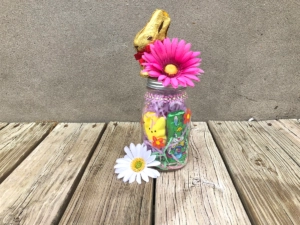 Easter Jar craft with grandkids