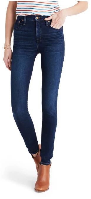 Jean skinny taille haute 10 pouces Madewell