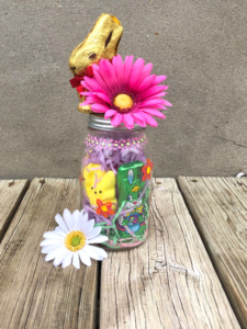 Easter Jar craft with grandkids