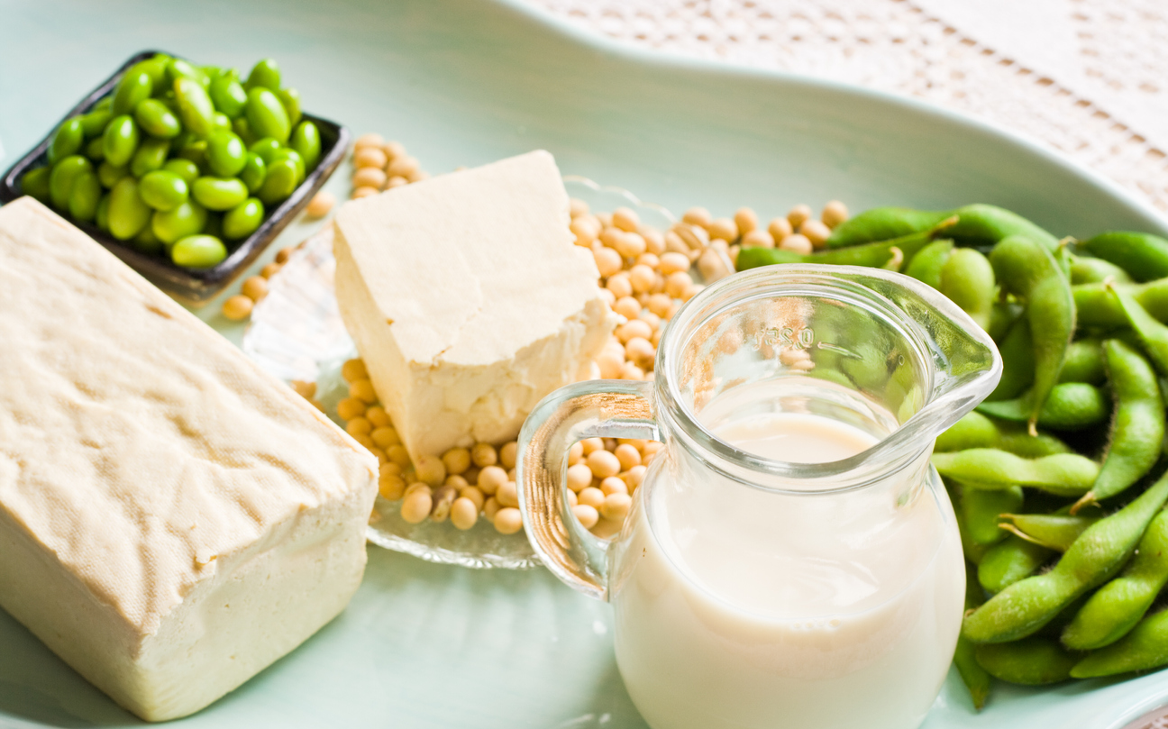 Soy can be helpful during menopause.