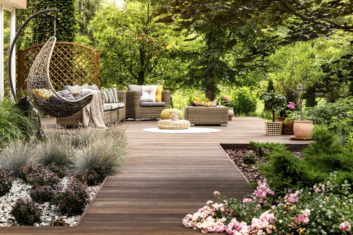 Backyard oasis