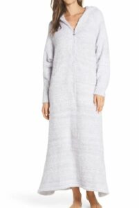 Barefoot Dreams Hooded Cozy Chic Zip Robe