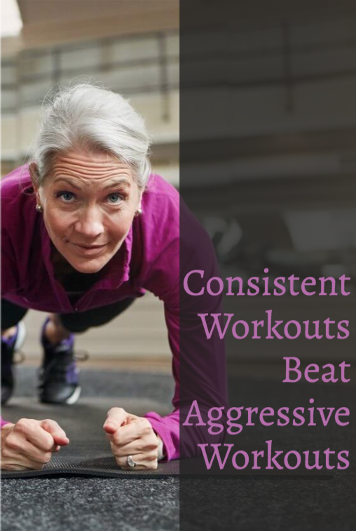 CONSISTENT WORKOUTS BEAT AGGRESSIVE WORKOUTS