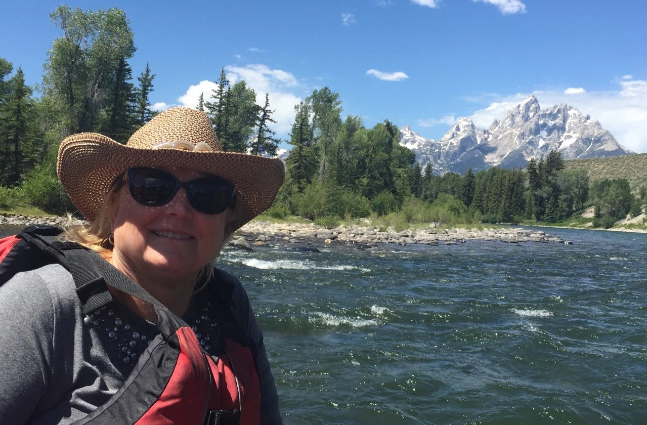 Chris Koski on the river