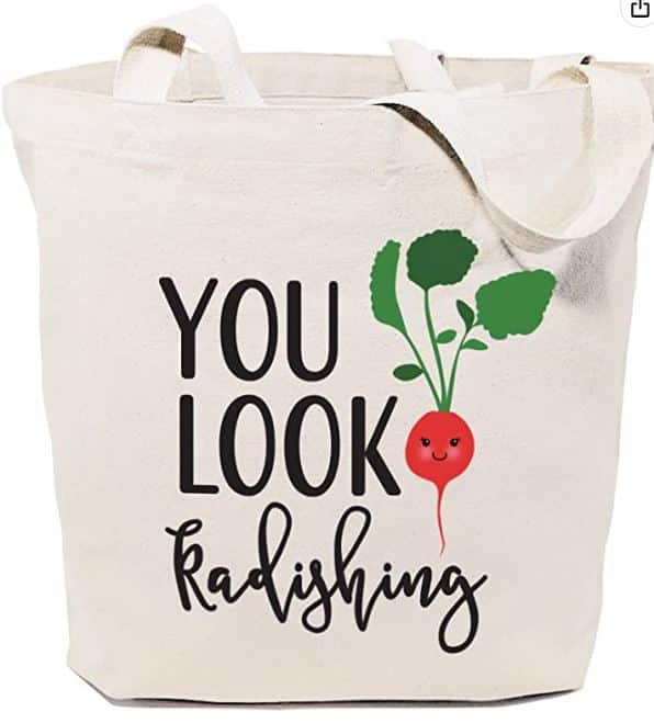 Food Pun Reusable Grocery Bag