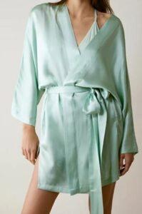 Free People Sleepless Nights Silk Robe