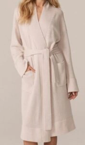 Naked Cashmere Ynes Tie Belt Cashmere Robe