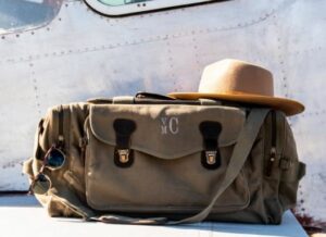 Personalized Canvas Weekender Travel Bags