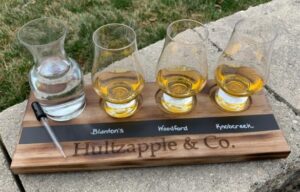 Personalized Whiskey Flight with Glasses
