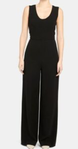 Seamed Jumpsuit in Crepe