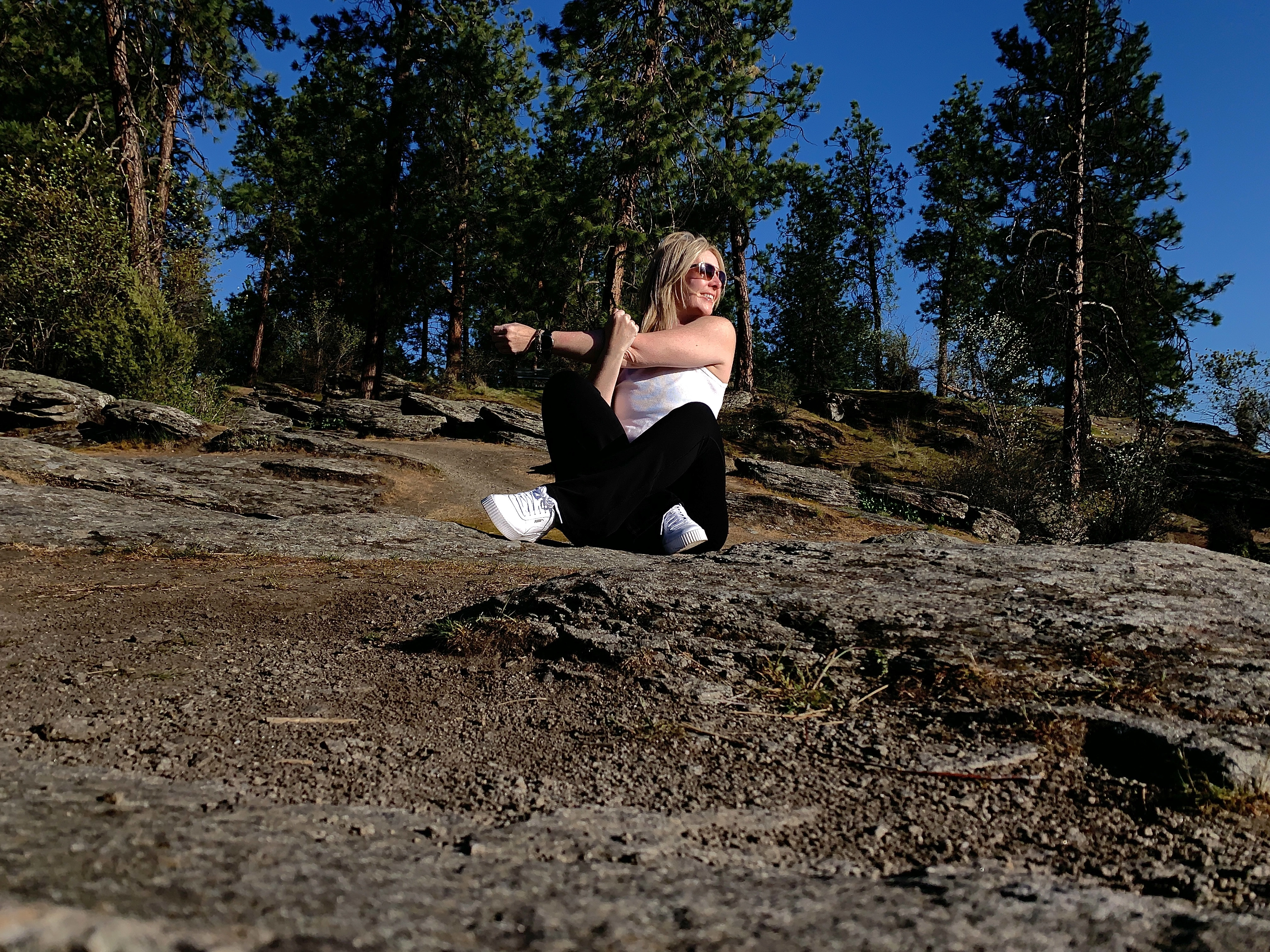 Side to side neck stretch