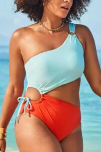 Swimsuits For All Gabifresh One Shoulder One Piece Swimsuit