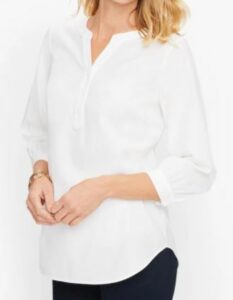 Talbots Perfect Popover Blouse