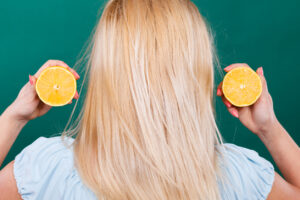 Vitamin C deficiency can cause issues with hair