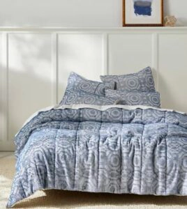 Anthropologie Textured Cressida Quilt