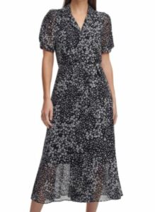 DKNY Robe à manches nouées pour femmes